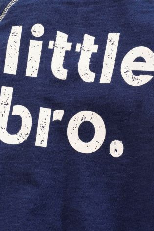 Navy Little Brother T-Shirt (0-18mths)